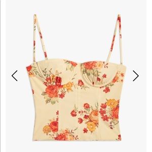 WeWoreWhat UNDERWIRE GOLDEN HOUR CORSET